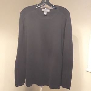 Mens XL BANANA REPUBLIC Long-Sleeve Ribbed-Knit Sh